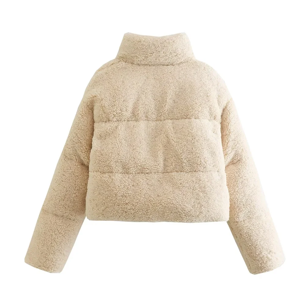 Elevate Your Winter Wardrobe with Our Stylish Standing Collar Bread Coat