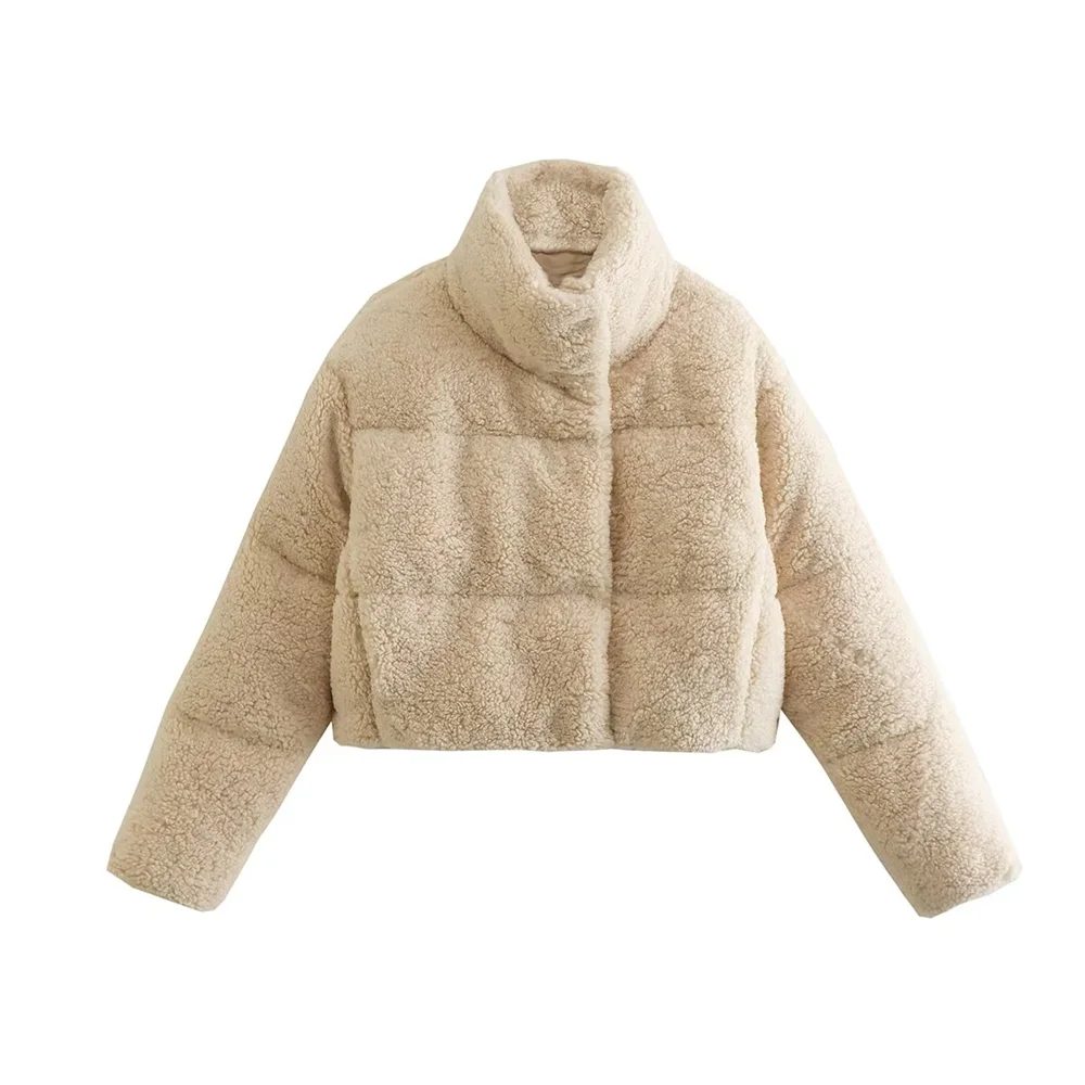 Elevate Your Winter Wardrobe with Our Stylish Standing Collar Bread Coat