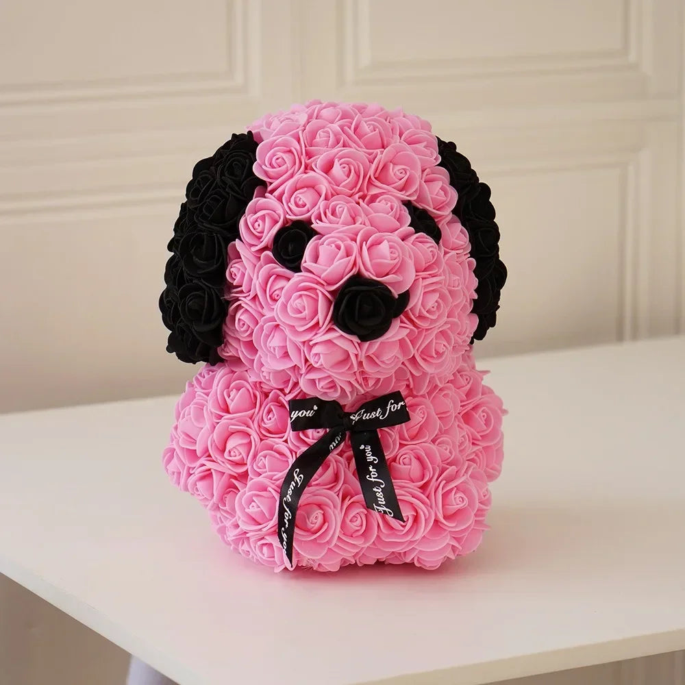 Valentine’s Day Offer ❤️ Create a romantic atmosphere with this dog in the form of eternal love flowers. 🌸 -18 $, now only $17.00 (instead of $35.00)